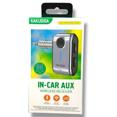 Bluetooth AUX-ресивер KAKUSIGA (In-Car AUX Wireless Receiver)