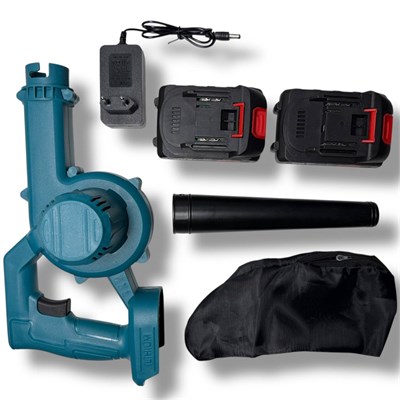 Аккумуляторная воздуходувка 21V с двумя батареями