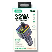 🚗 FM-трансмиттер Bluetooth в авто JOKADE (USB + Type-C)